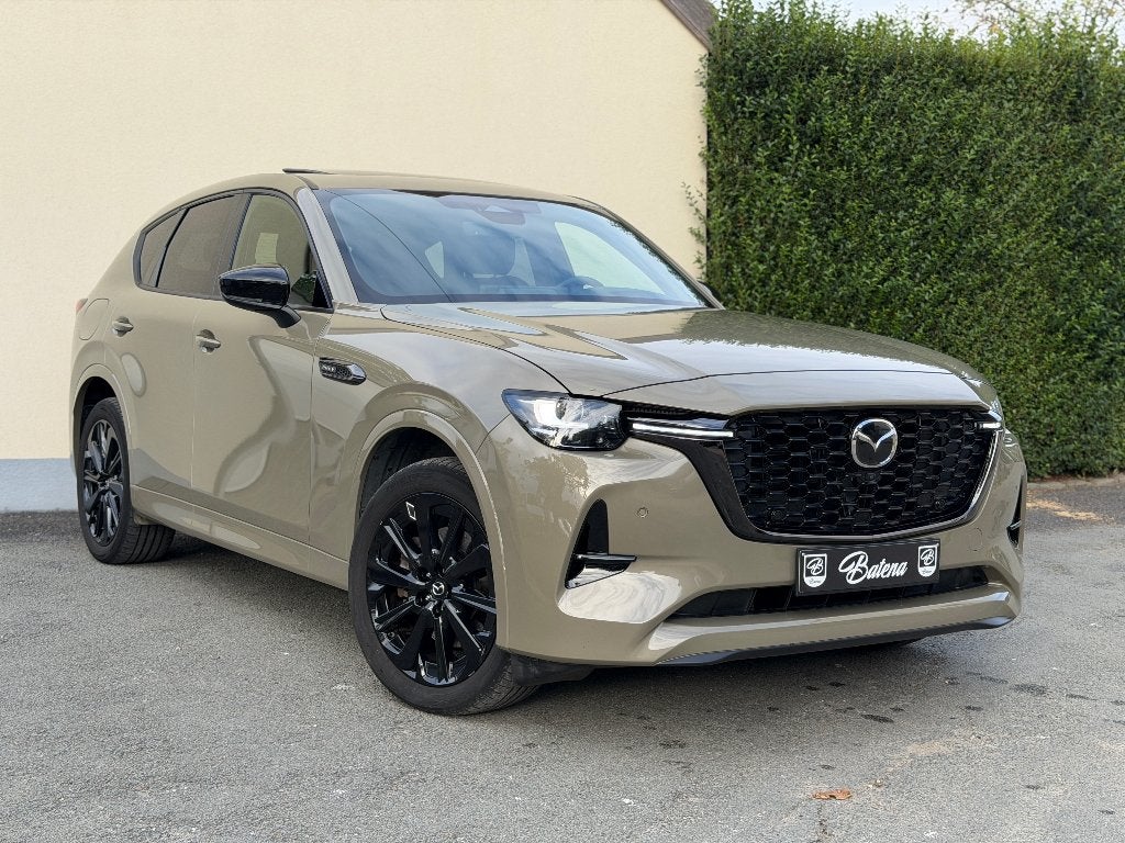 Mazda CX-60 2.5 e PHEV 4x4 Opendak 360 head-up, Auto's, Dealer onderhouden, Beige, Leder, Bedrijf