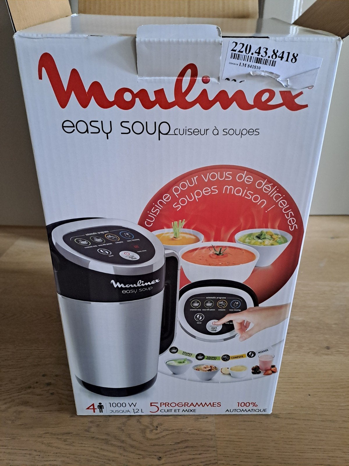 Moulinex Easy Soup LM841810, Ophalen, Nieuw