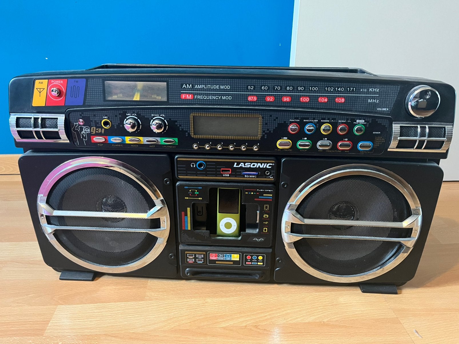 Lasonic ghetto blaster i-931, Auto diversen, Autoradio's, Ophalen, Gebruikt