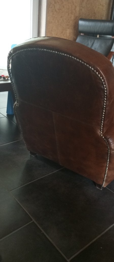 Fauteuil cuir, Maison & Meubles, Fauteuils, Enlèvement, Utilisé, Cuir