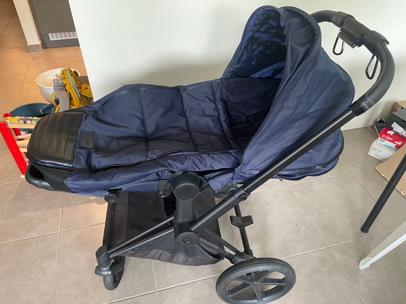 Cybex Priam 3-in-1 Set + Base Z, Enlèvement, Comme neuf, Protection de pluie
