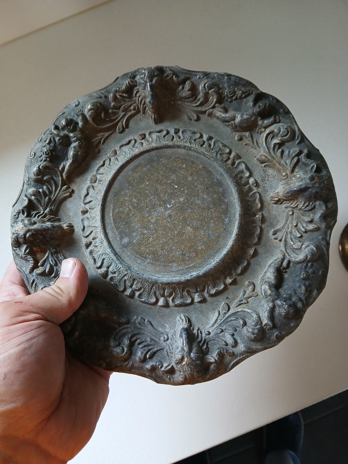 peltrato beker, Antiek en Kunst, Antiek | Schalen, Ophalen of Verzenden