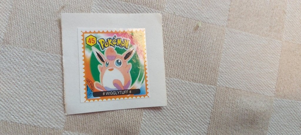 timbre Pokemon rare et limité Wigglytuff, Enlèvement ou Envoi, Neuf, Autres types