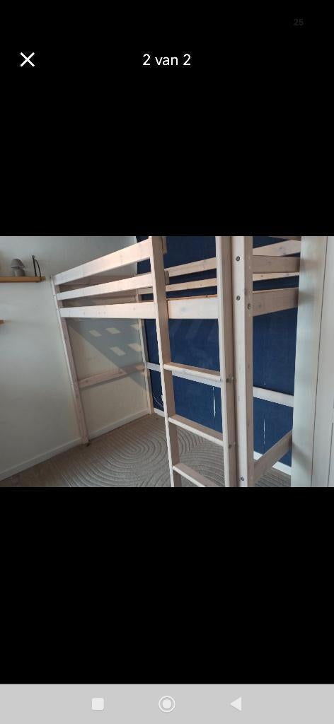 Hoogslaper te koop, Kinderen en Baby's, Kinderkamer | Stapelbedden en Hoogslapers, Ophalen, Gebruikt, Hoogslaper