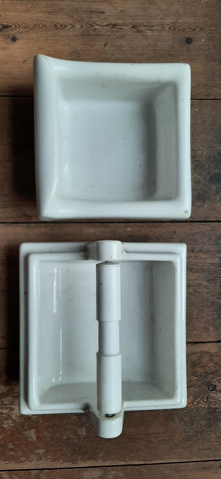 porte-savon et porte-rouleau de papier toilette, Antiquités & Art, Enlèvement ou Envoi