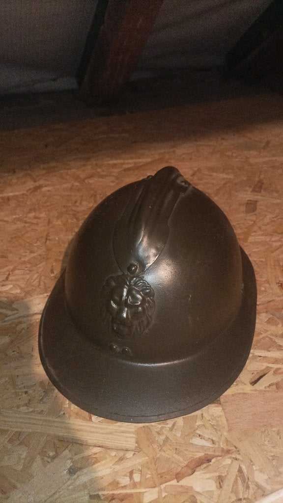 Casque militaire belge modèle 31, Collections, Enlèvement