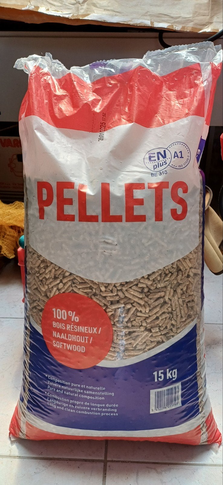 Pellet 15kg, Enlèvement, Ouvert