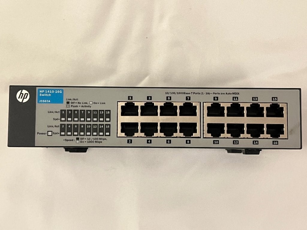 HP 1410-16G netwerkswitch J9560A, Informatique & Logiciels, Enlèvement ou Envoi, Comme neuf
