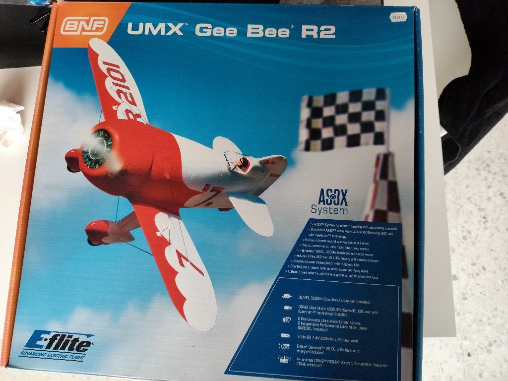 E-flite UMX Gee Bee R2 nieuw, Enlèvement ou Envoi, Neuf