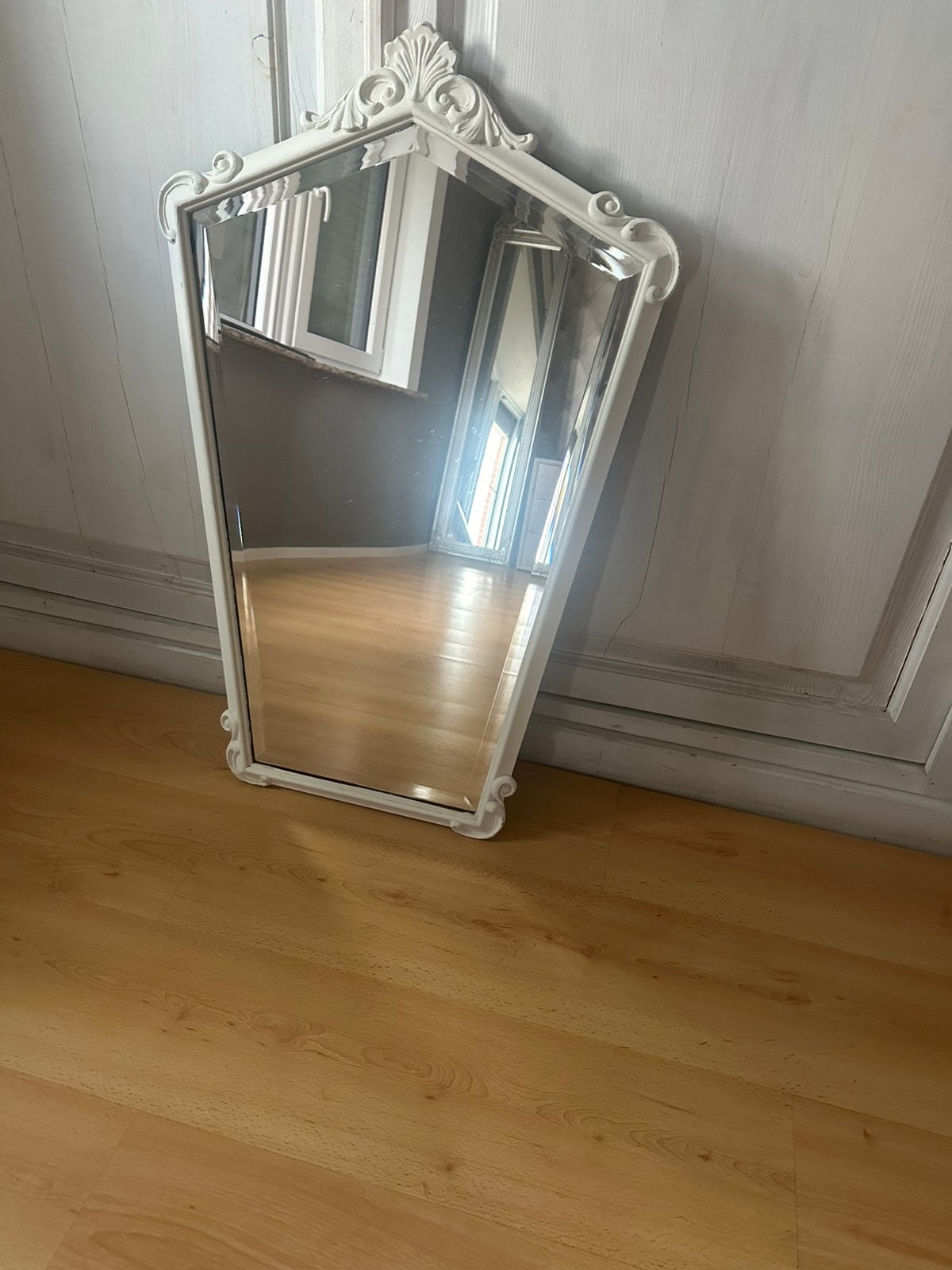 Landelijke / antieke spiegel, Enlèvement, Utilisé, 75 à 100 cm, Moins de 100 cm