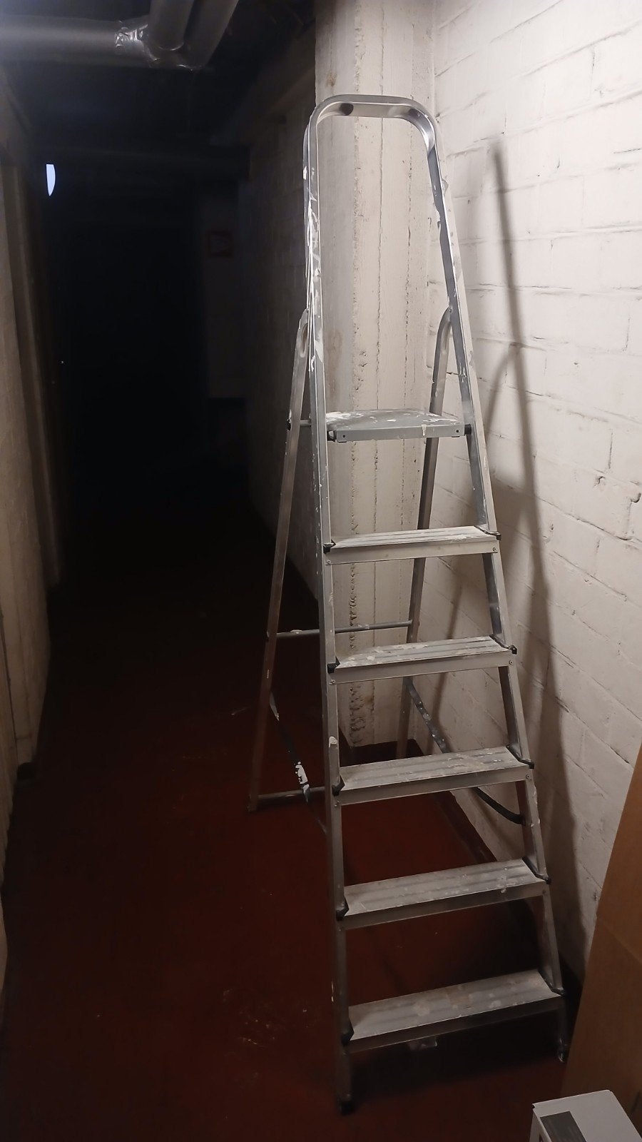 Aluminum trap ladder, Ophalen, Ladder