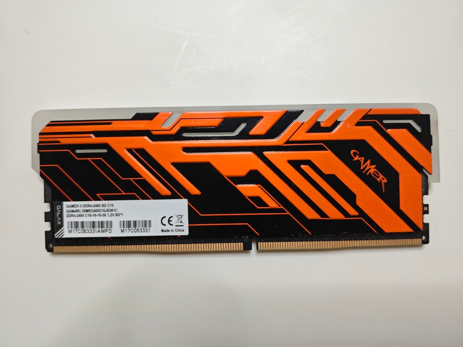 GALAX Gamer II 8GB DDR4-2400 CL16, Computers en Software, RAM geheugen, Gebruikt, DDR4, 8 GB, Ophalen of Verzenden