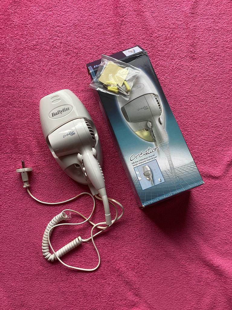 Sèche-cheveux mural Babyliss, Enlèvement, Sèche-cheveux