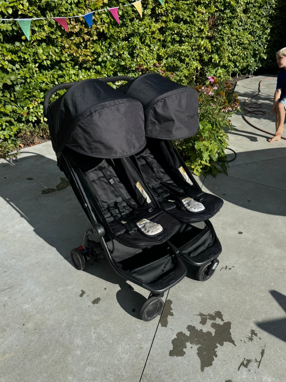 Mountain Buggy dubbele kinderbuggy, Ophalen, Gebruikt, Overige merken, Duomodel