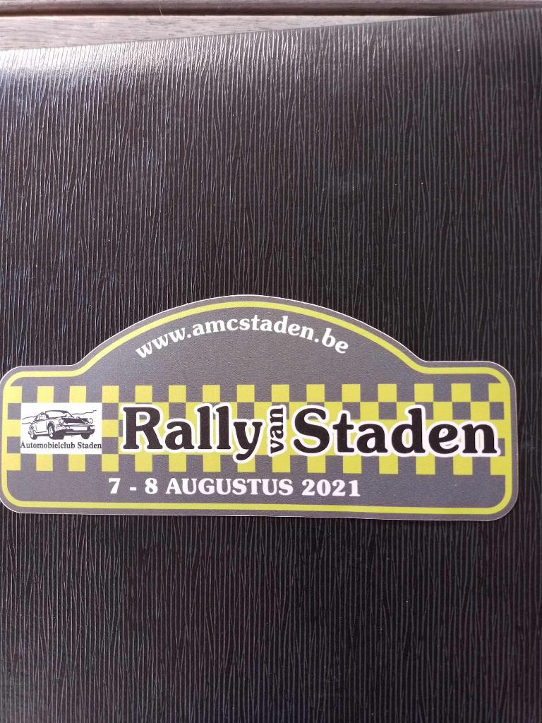 sticker Rally van Staden 2021, Verzamelen, Ophalen of Verzenden