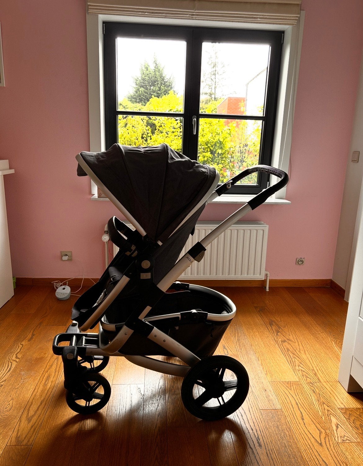 Buggy met mand en kinderzitje, Ophalen, Zo goed als nieuw