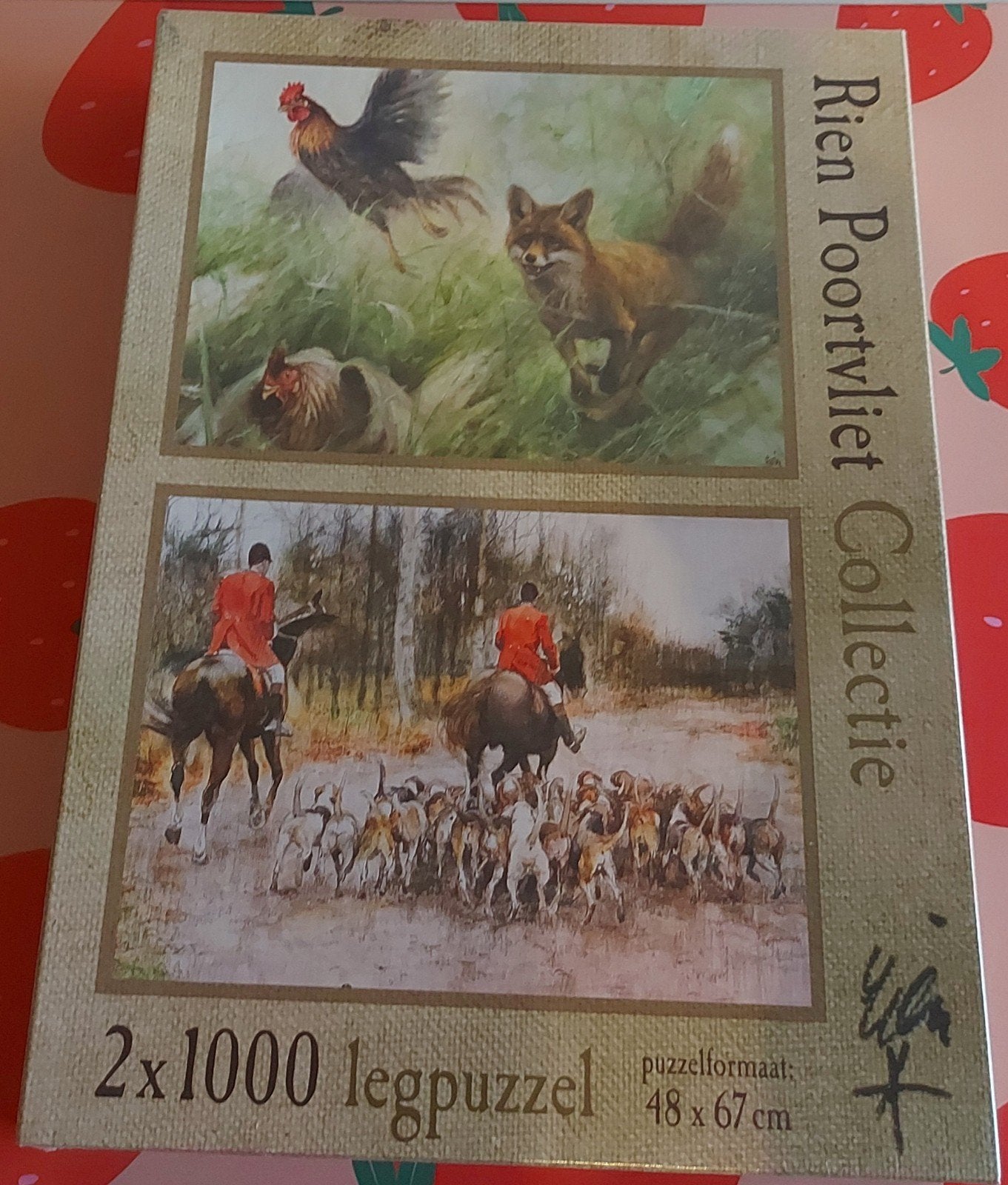 Nieuw in seal! Rien Poortvliet Collectie Legpuzzel 2x1000 st, Ophalen of Verzenden, Meer dan 1500 stukjes, Nieuw, Legpuzzel