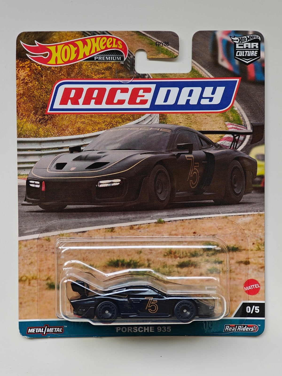 Hot Wheels Porsche 935 Chase 0/5 Zwart Race Day, Ophalen of Verzenden, Auto
