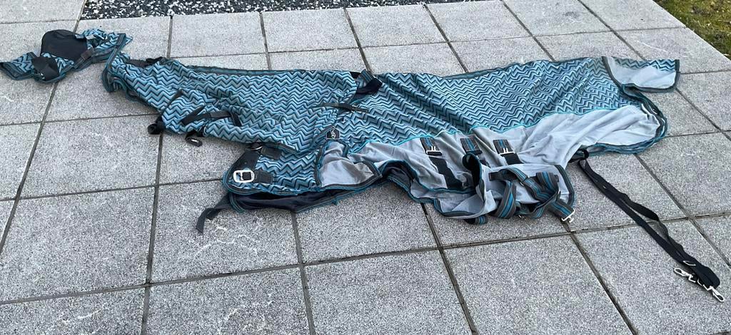 Vliegendeken QHP met nek -en hoofdstuk, Dieren en Toebehoren, Ophalen, Gebruikt, Vliegendeken, QHP