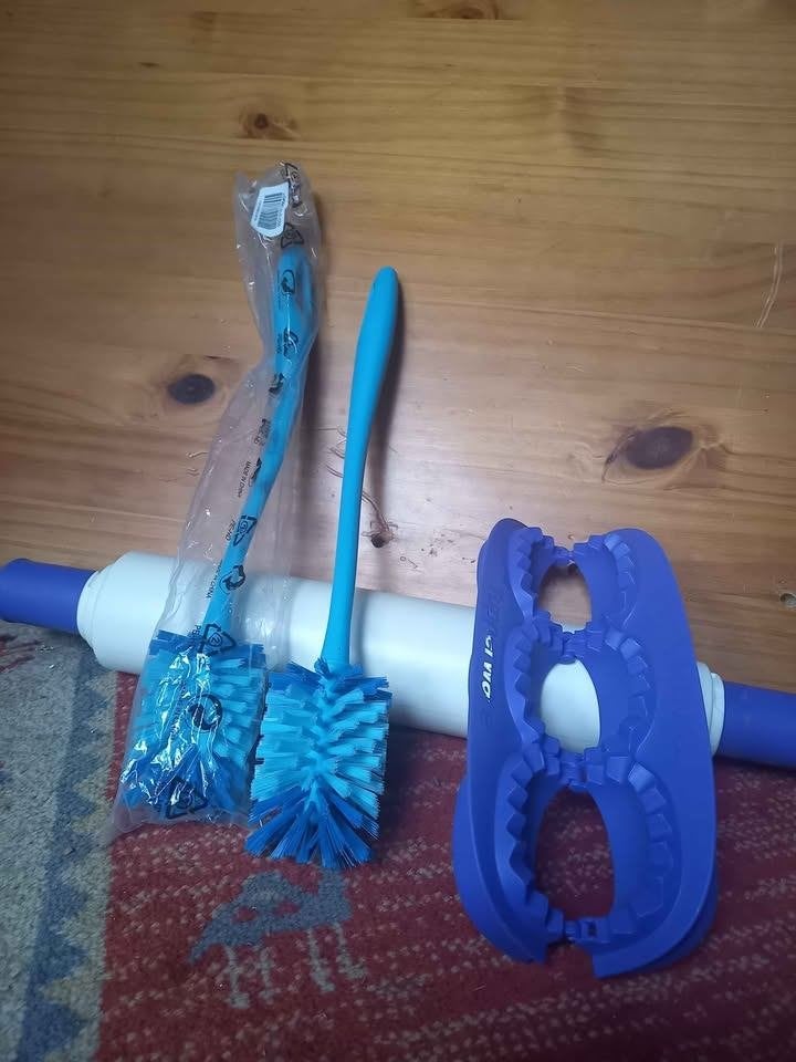 tupperware, Ophalen, Nieuw, Blauw