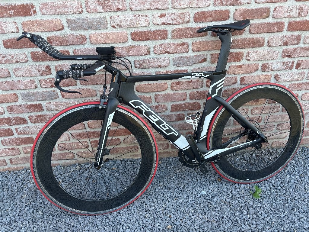 Vélo de triathlon Felt, Vélos & Vélomoteurs, Vélos | Vélos de course, Autres marques, Frein sur jante, 49 à 53 cm, Enlèvement