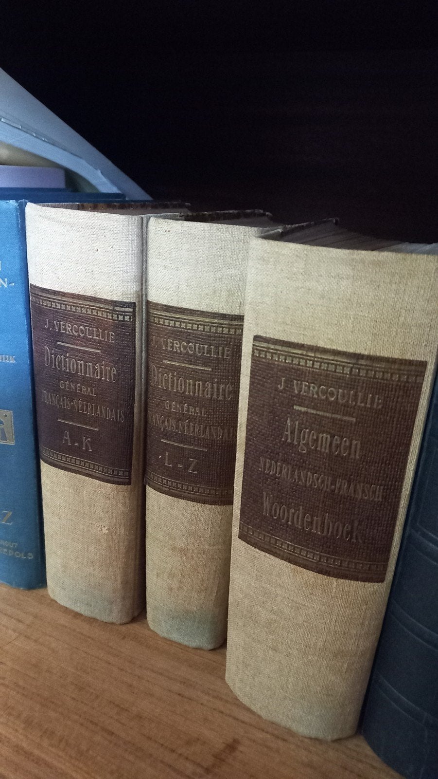 Woordenboeken oude, Ophalen