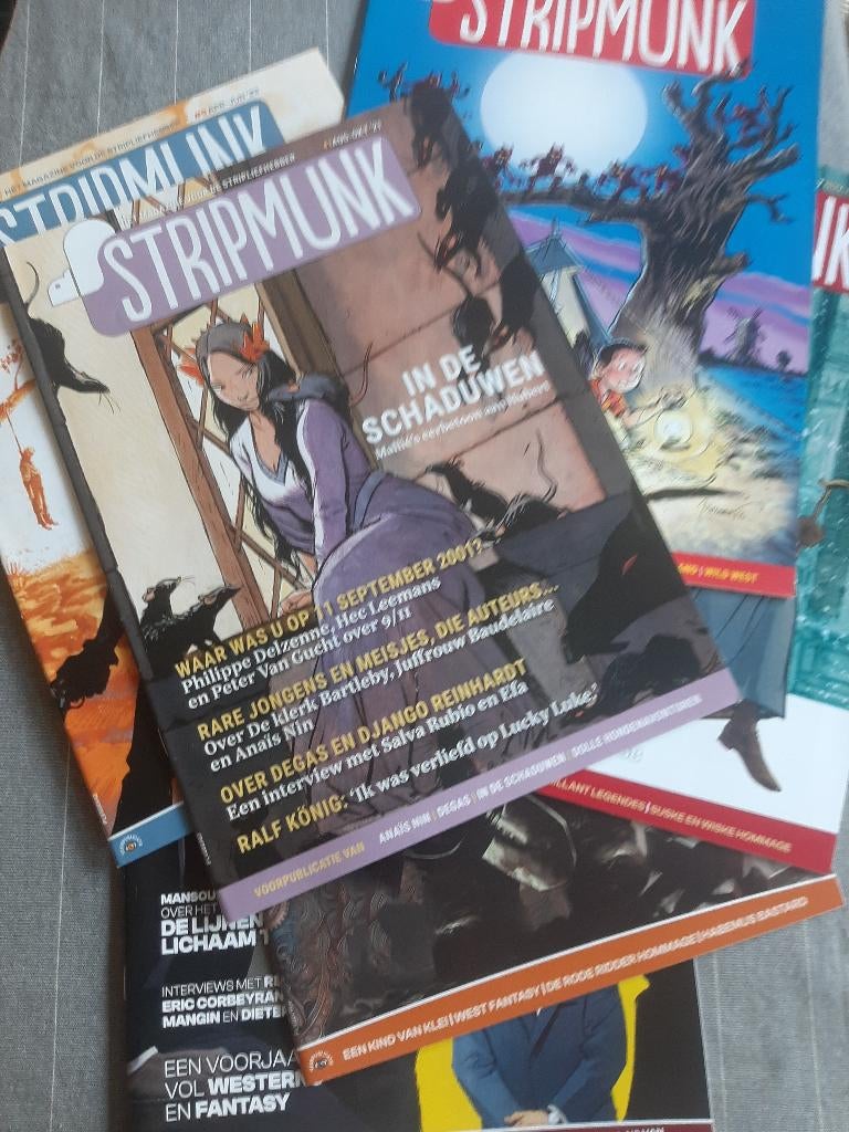 6 x STRIPMUNK (magazine), Boeken, Meerdere stripboeken, Ophalen, Zo goed als nieuw