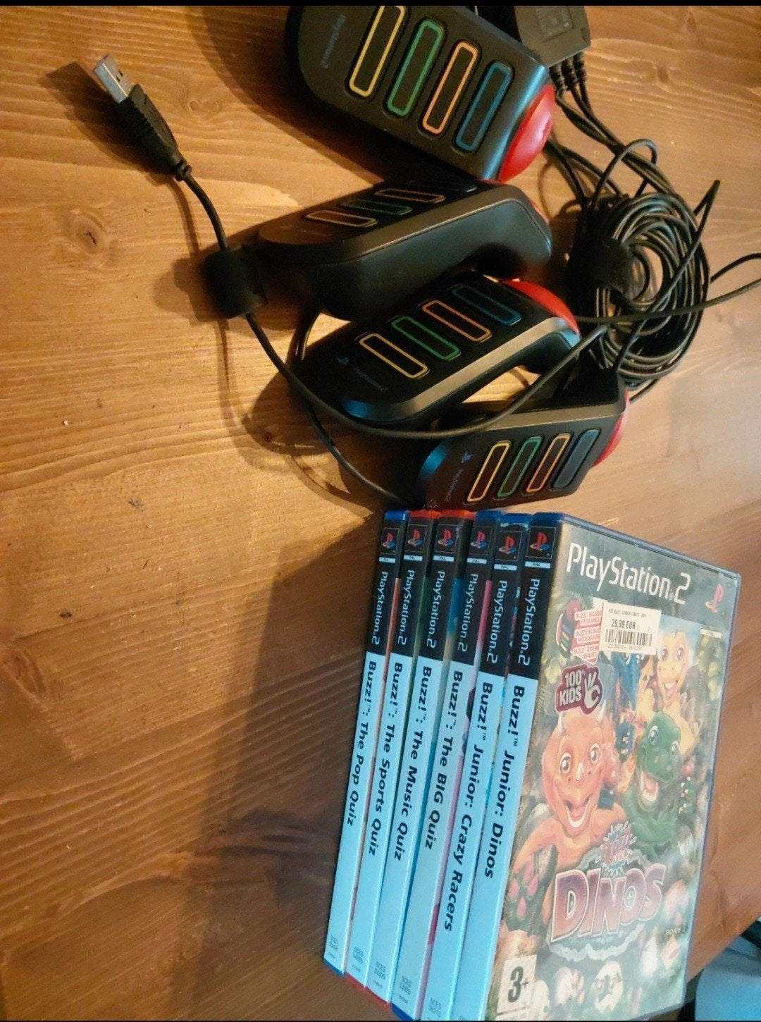 playstation 2 buzz spellen + buzzers, Games en Spelcomputers, Ophalen of Verzenden