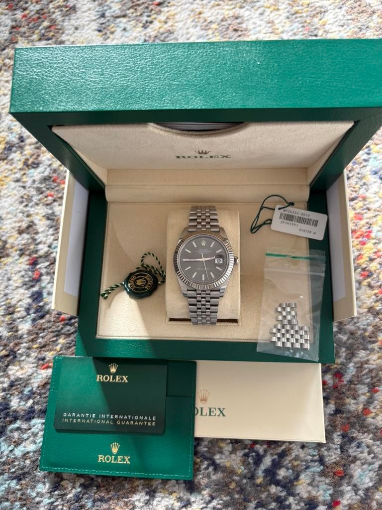 Rolex datejust, Staal, Gebruikt, Polshorloge, Ophalen of Verzenden