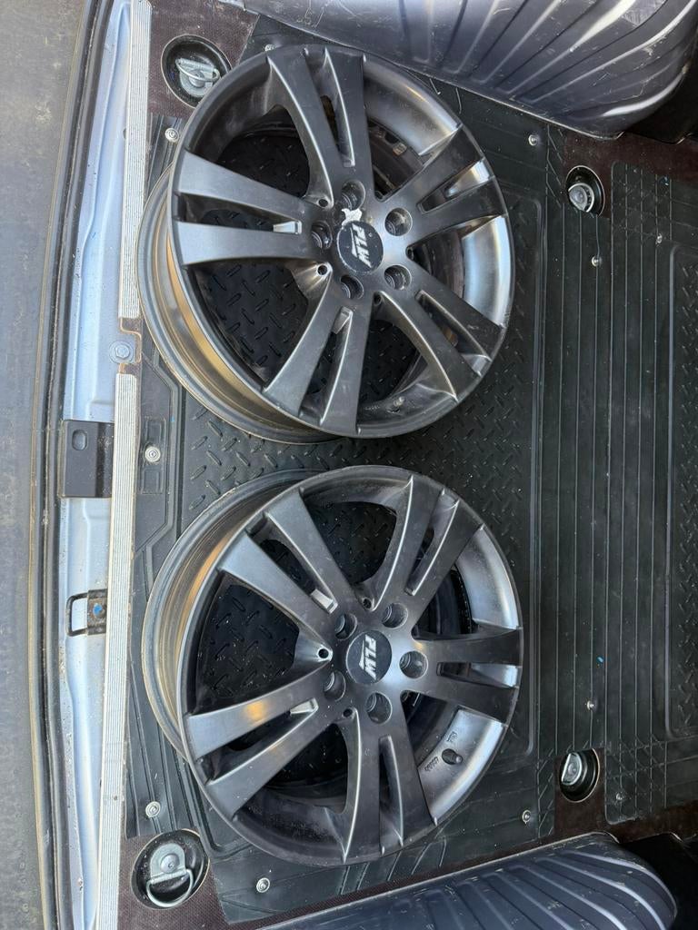 16 inch zwarte velgen 5x108, Auto-onderdelen, Ophalen, 16 inch, Velg(en)