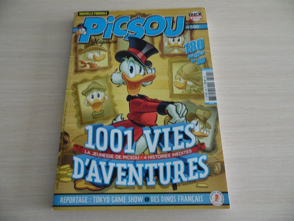 PICSOU MAGAZINE N° 590, Ophalen of Verzenden, Zo goed als nieuw, Eén stripboek, WALT DISNEY