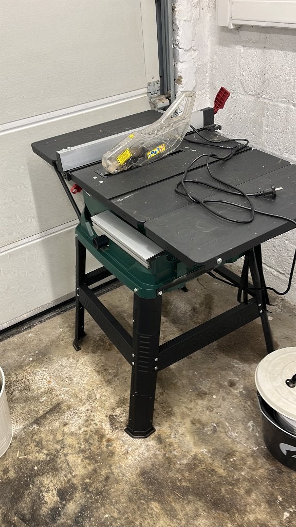 Tafelzaag, 1200 watts ou plus, 30 à 70 mm, Comme neuf, Parkside