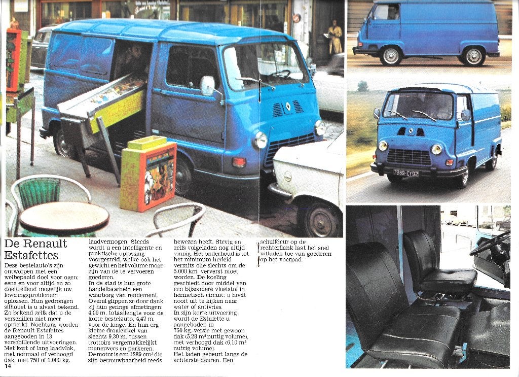 VÉHICULES UTILITAIRES RENAULT 1980, Livres, Enlèvement ou Envoi, Comme neuf, Renault