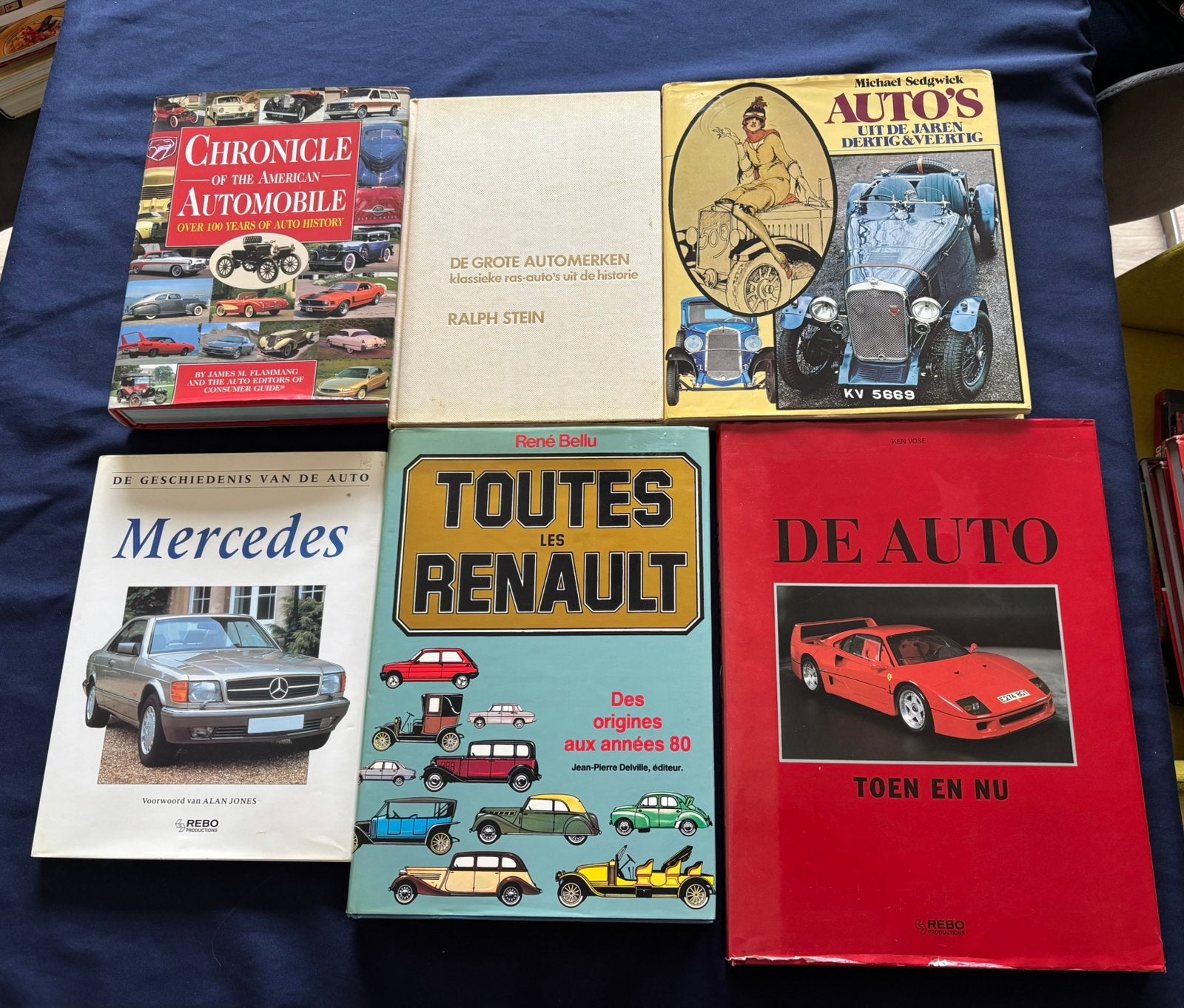 Autoboeken 6 stuks, Boeken, Ophalen, Zo goed als nieuw