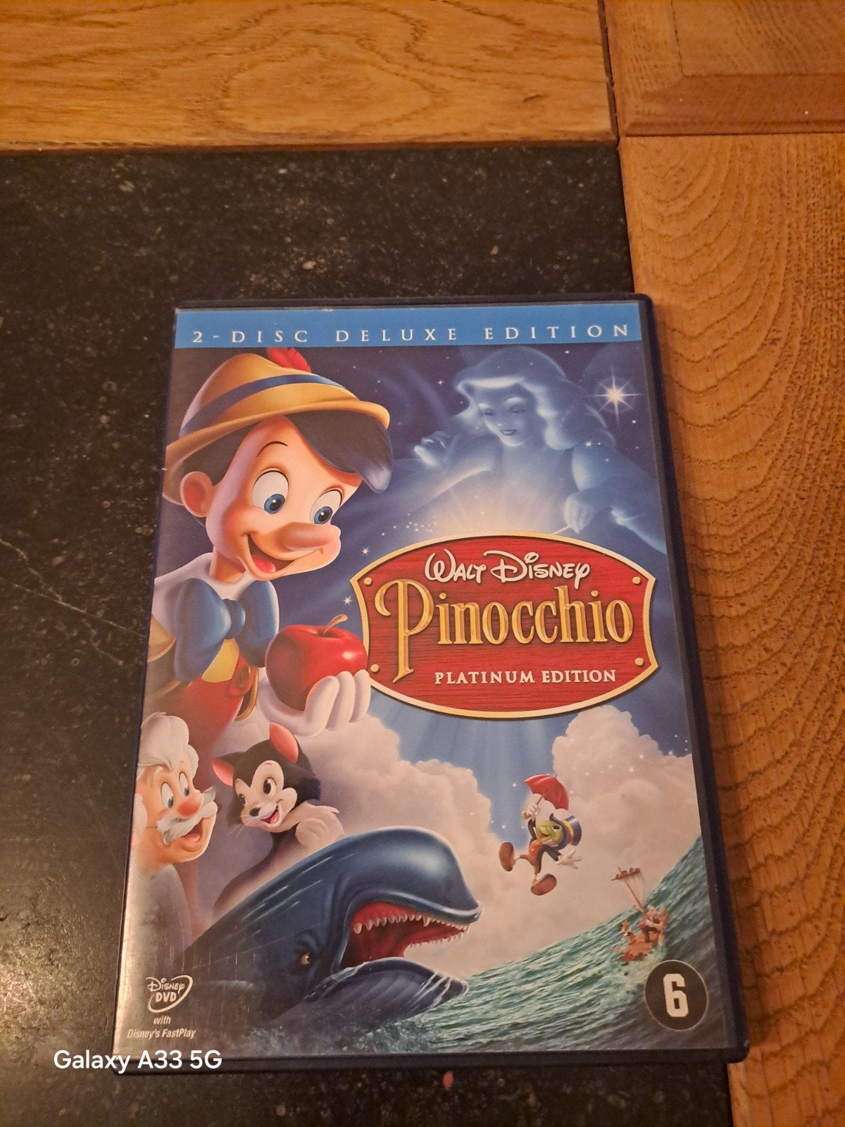 pinocchio dvd, Ophalen