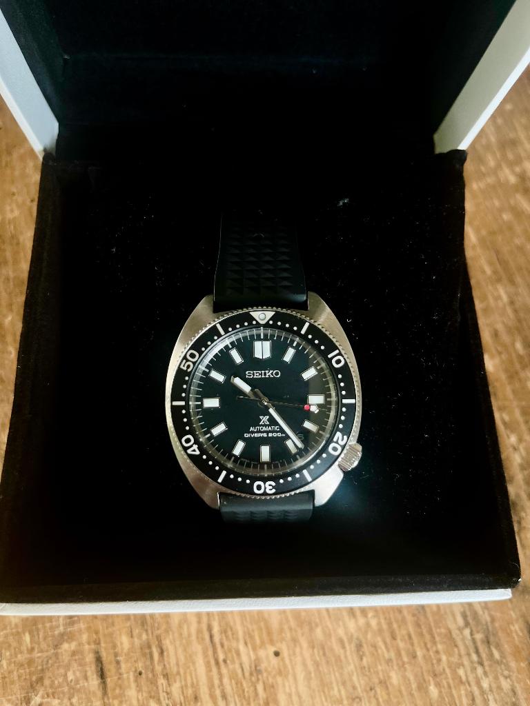 Seiko SPB317J1 Slim Turtle, Handtassen en Accessoires, Horloges | Heren, Zo goed als nieuw, Polshorloge, Seiko, Staal, Overige materialen
