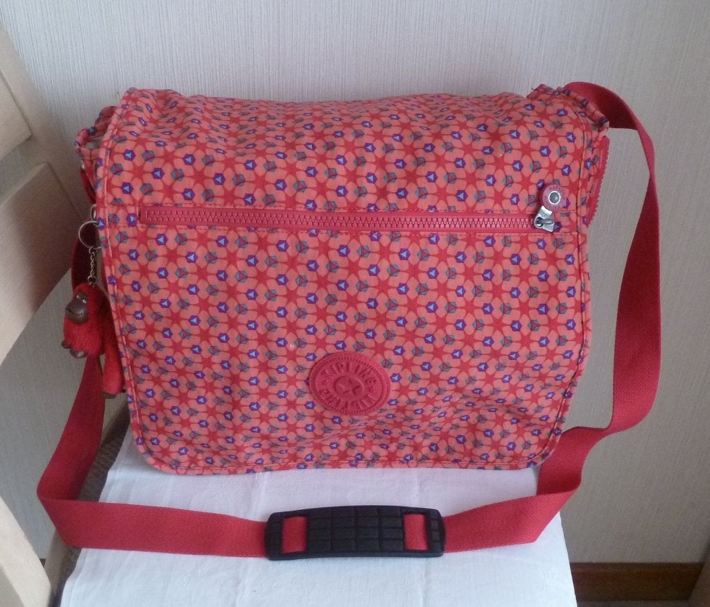 Kipling grote schoudertas (schoudertas) + aap, Ophalen of Verzenden, Gebruikt, Overige kleuren, Kipling