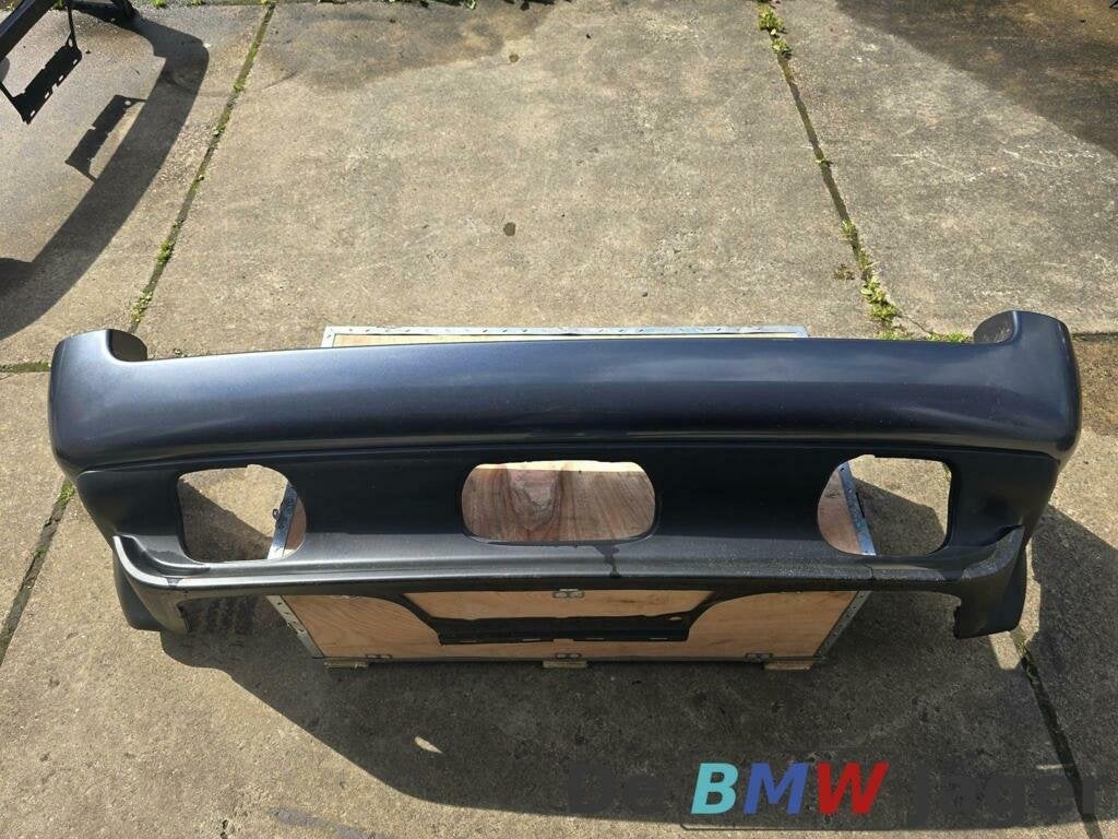 Achterbumper blauw grijs BMW X5 E53 51120010151, Gebruikt, Ophalen of Verzenden, Achter, Bumper