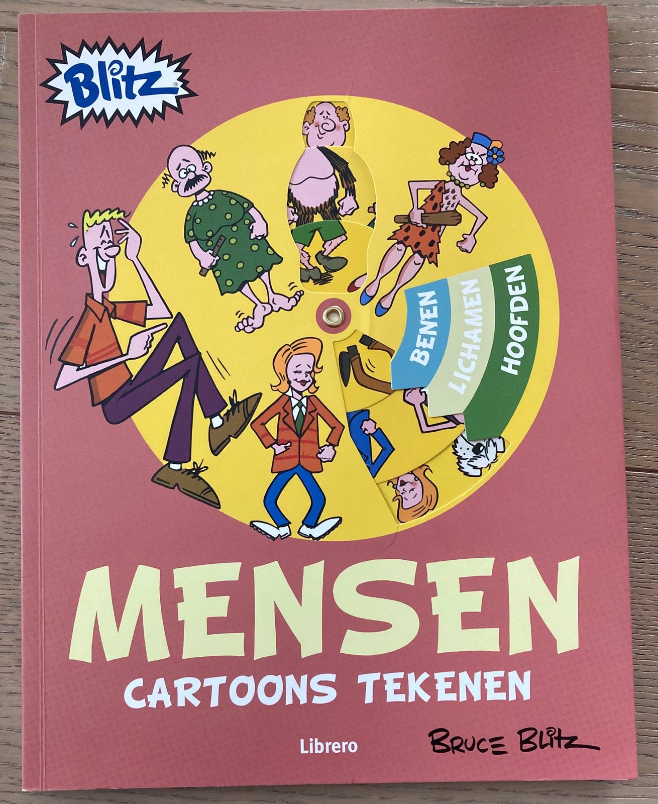 Bruce Blitz - Cartoons tekenen - Mensen, Boeken, Bruce Blitz, Ophalen of Verzenden, Zo goed als nieuw, Tekenen en Schilderen