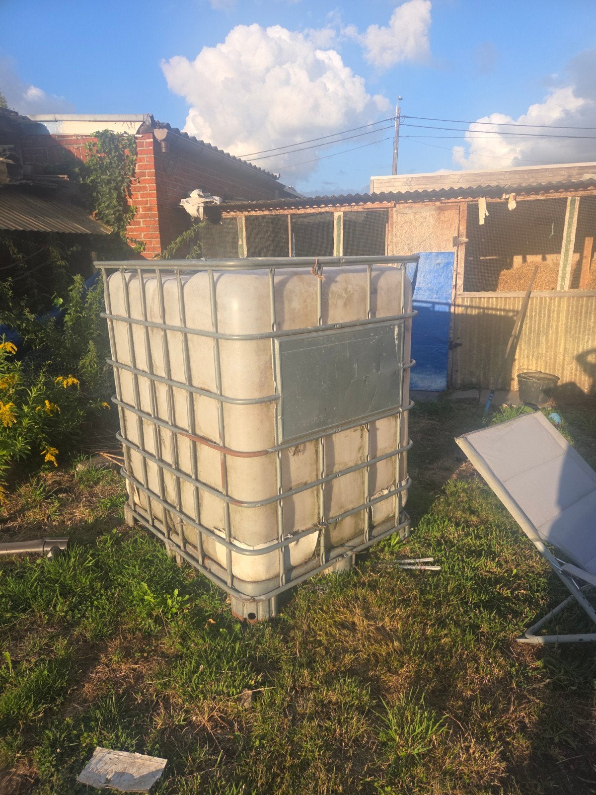 IBC tank, Tuin en Terras, Regentonnen, Ophalen, Kunststof, Gebruikt, Met kraantje