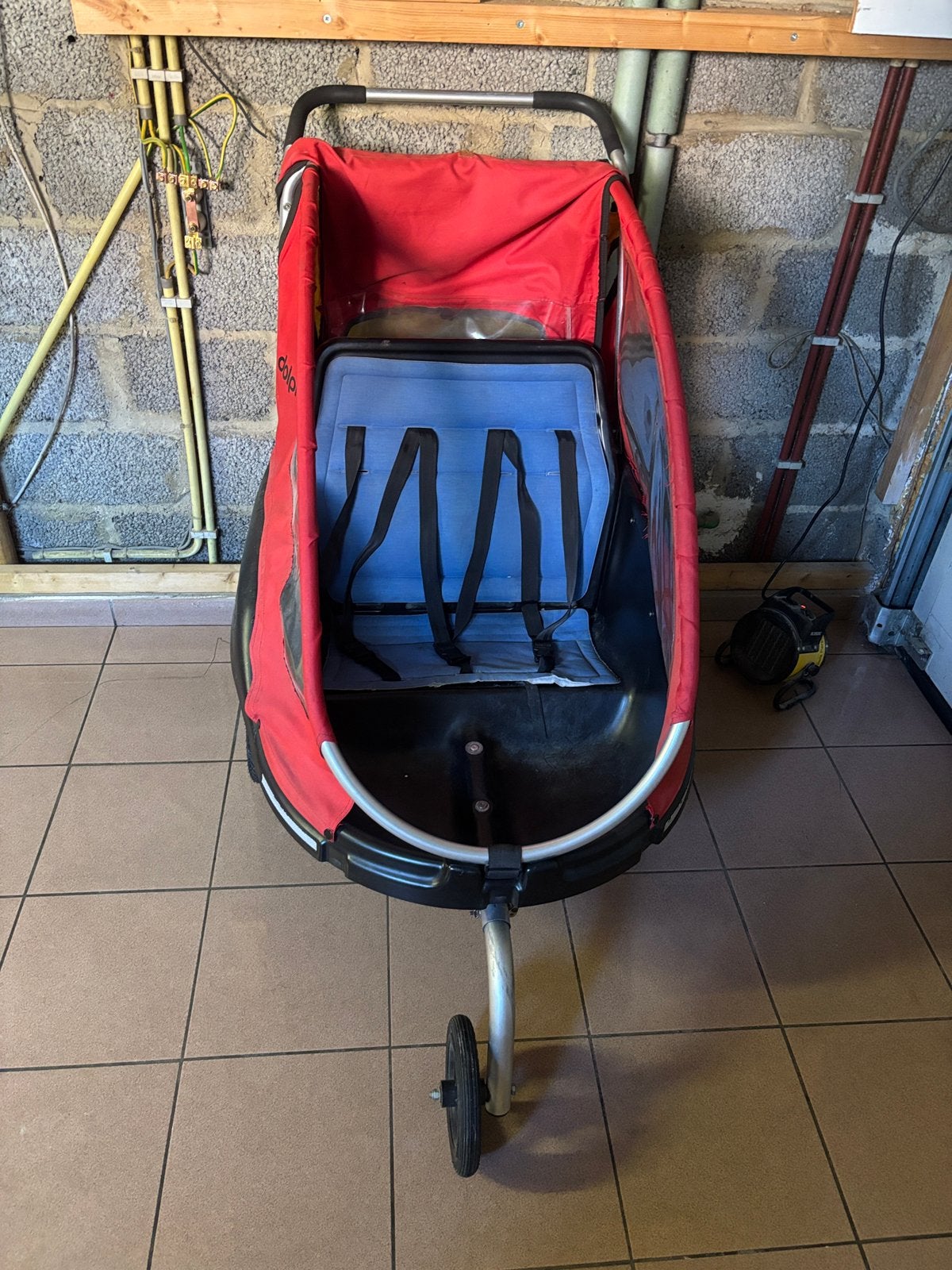 Remorque Vélo enfants, Ophalen, Gebruikt, Kinderkar