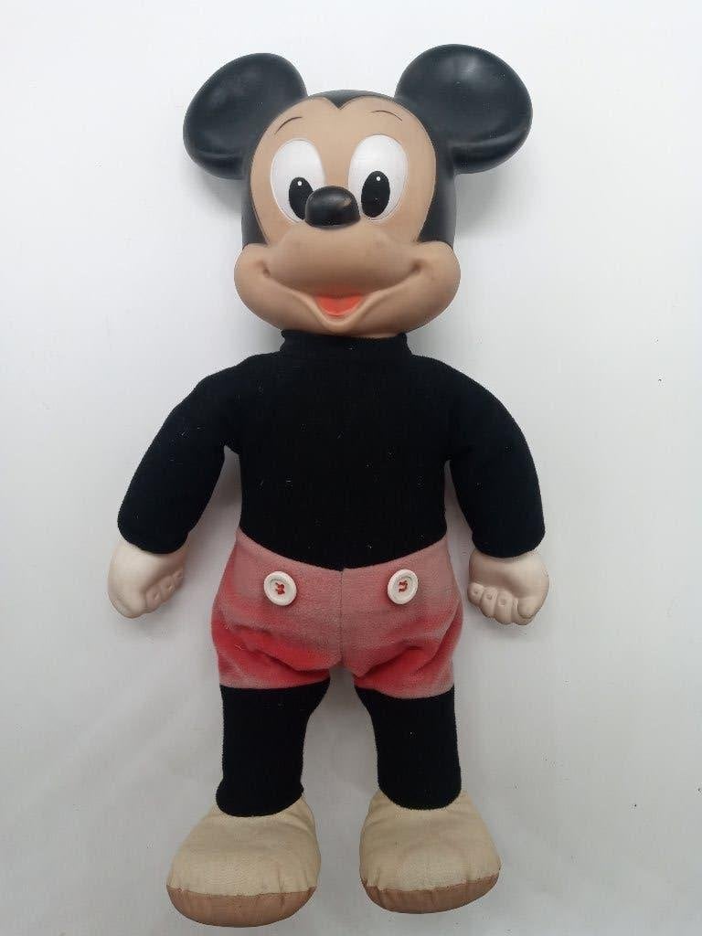 Poupée Disney Mickey Mouse vintage des années 70, Collections, Enlèvement ou Envoi, Mickey Mouse, Utilisé