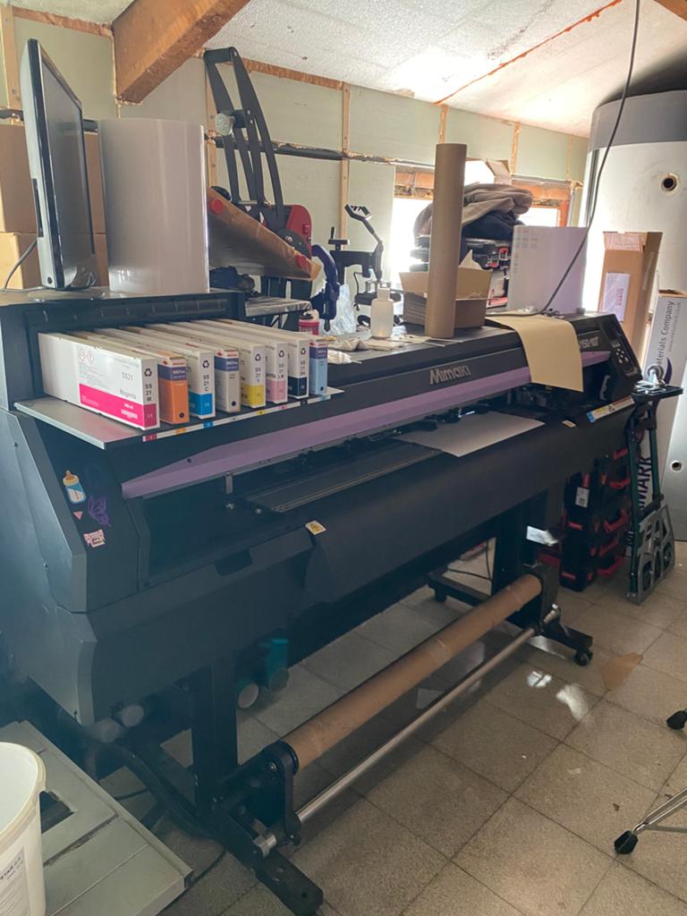 Mimaki cjv 150-107, Enlèvement