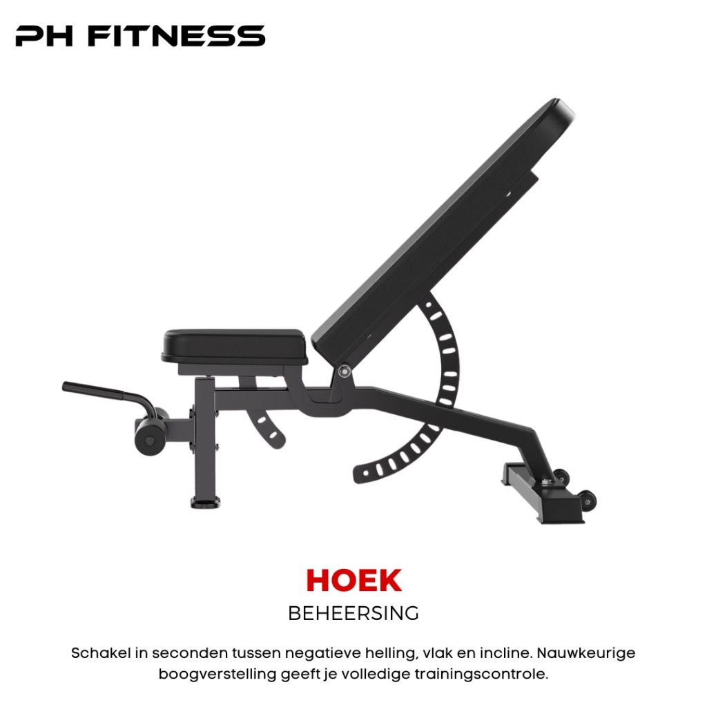 PH Fitness Heavy Duty Verstelbare Fitnessbank, Sport en Fitness, Fitnessmaterialen, Ophalen of Verzenden, Nieuw, Fitnessbank