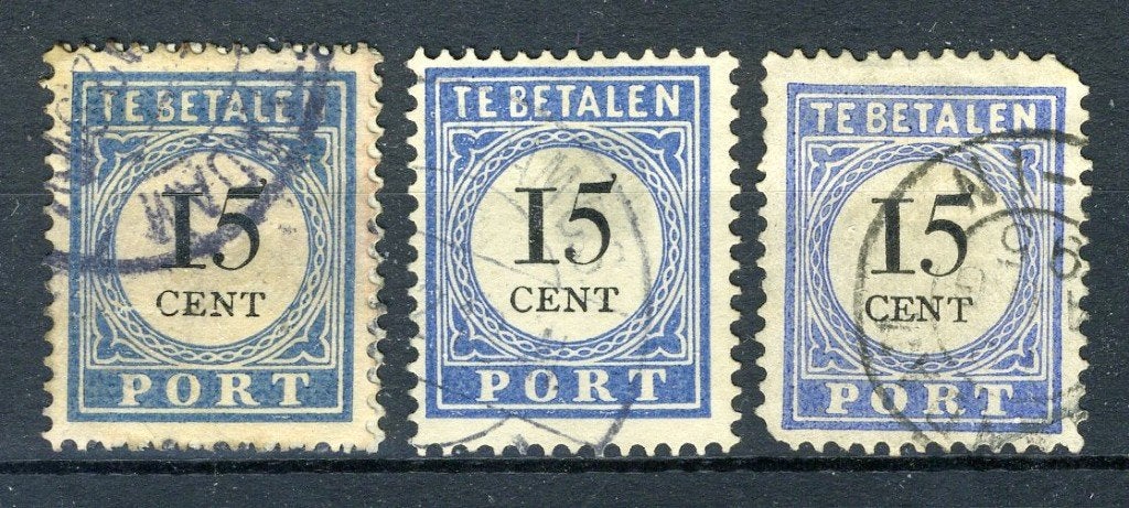 NEDERLAND P24 gestempeld 1894-1910 - Cijfer en waarde zwart, Verzenden, T/m 1940, Gestempeld