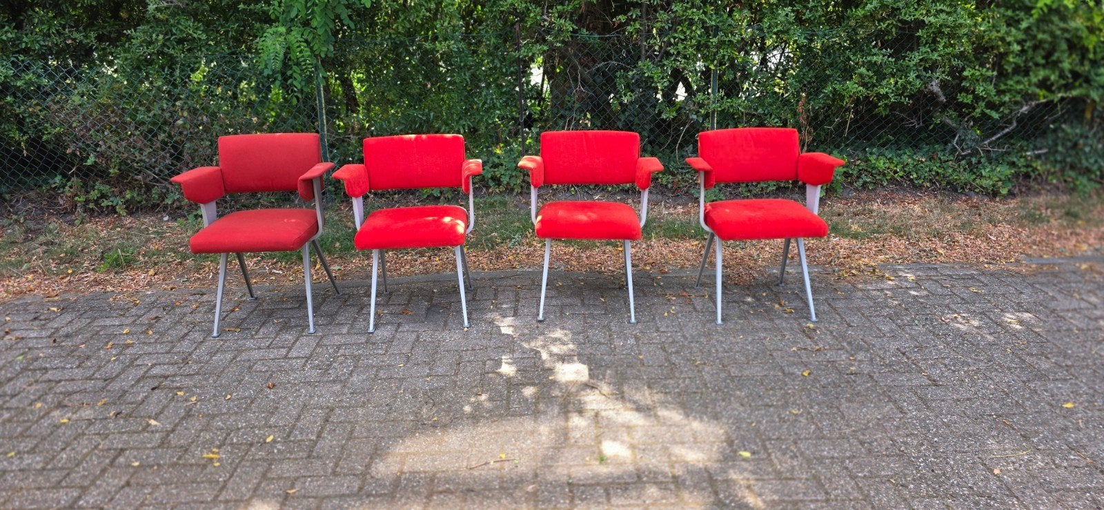 4 Friso Kramer design stoelen jaren 60tig, Ophalen, Set