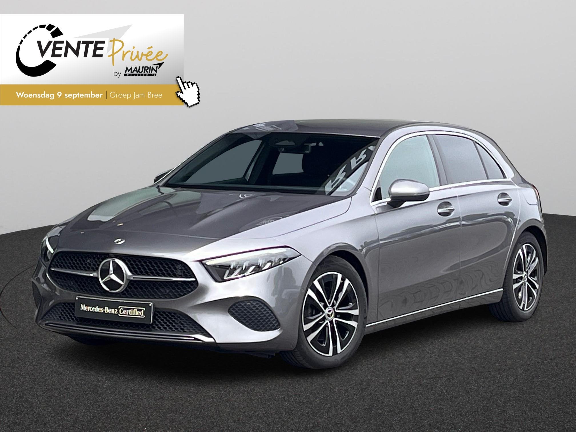Mercedes-Benz A-Klasse 180 d Business Line (automatique), Autos, Mercedes-Benz, Euro 6, 116 ch, Noir, 5 portes