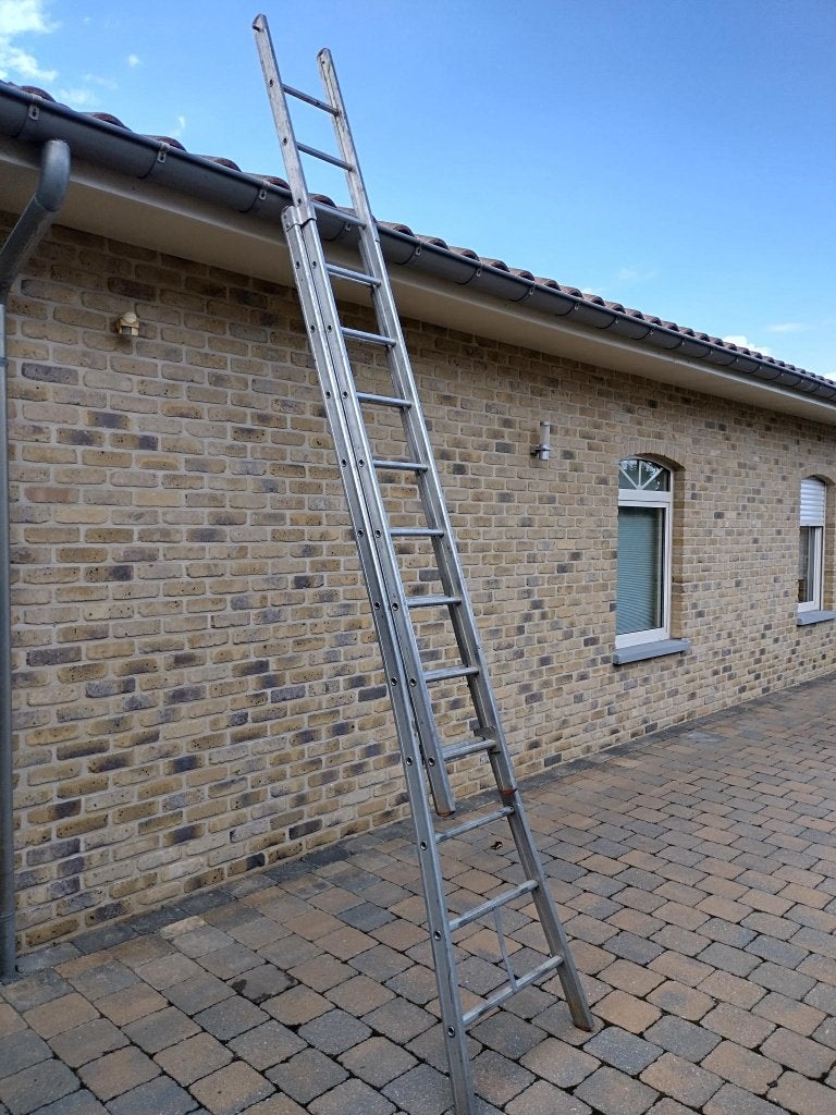 Aluminium ladder - 2 x 3m, Doe-het-zelf en Bouw, Ophalen, Zo goed als nieuw, Ladder, Opvouwbaar of Inschuifbaar
