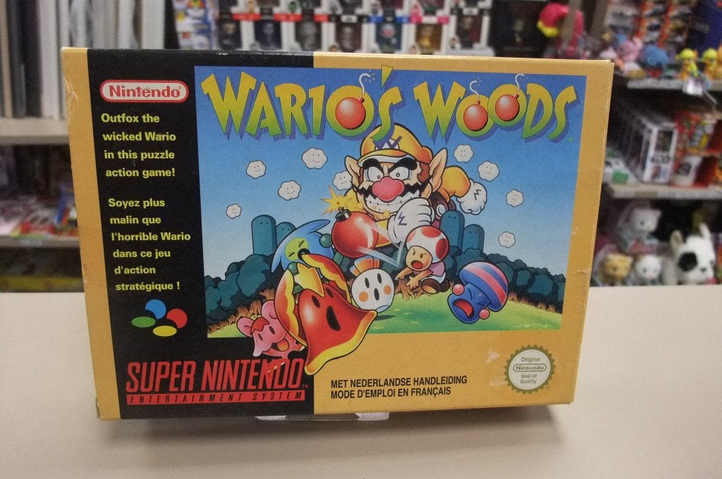 Wario Woods (cib) FAH snes, Games en Spelcomputers, Nintendo, Puzzel en Educatief, Gebruikt, 2 spelers