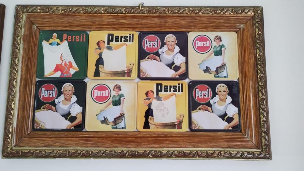 Persil was vrouwen onderzetters schilderij, Ophalen of Verzenden